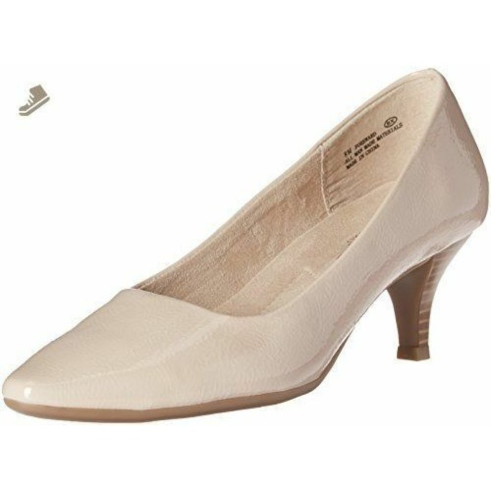 A2 By Aerosoles Womens Foreward Beige Slip On Cone Pump Heel Size US 8 M